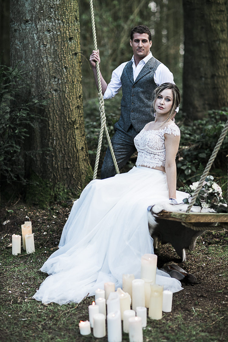 Bohemian Macramé Woodland Wedding Ideas https://samieleephotography.com/