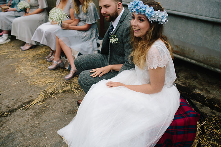 Indie Outdoorsy Cowshed DIY Wedding http://www.danhoughphoto.com/