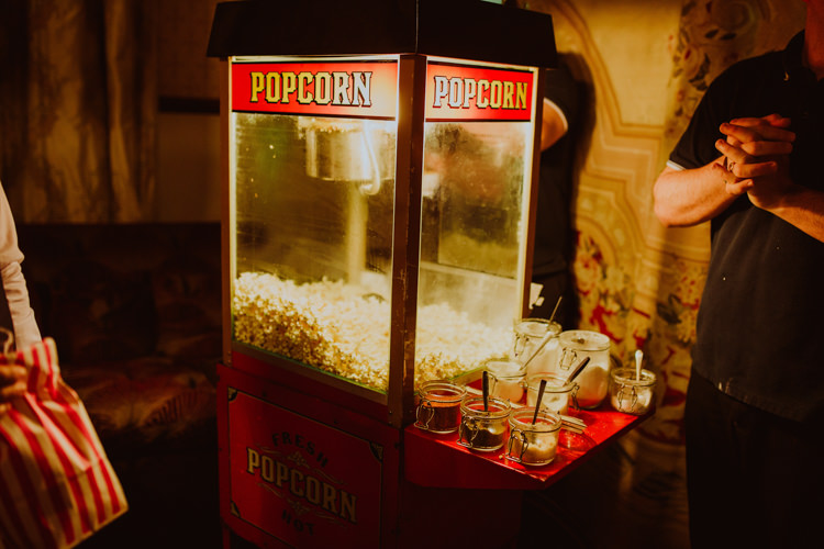 Popcorn Machine Vintage 1920s Speakeasy Country House Glamour Wedding https://www.bearscollective.com/