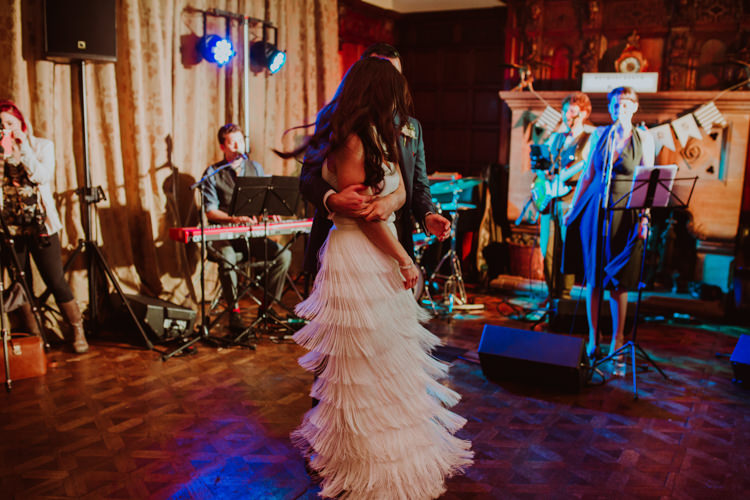 Bride Bridal Charlie Brear Gown Dress Tasseled Skirt First Dance 1920s Speakeasy Country House Glamour Wedding https://www.bearscollective.com/