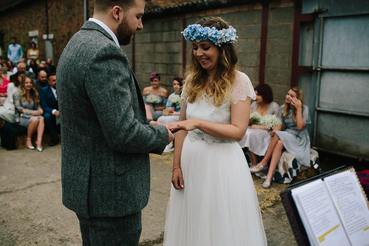 Indie Outdoorsy Cowshed DIY Wedding http://www.danhoughphoto.com/