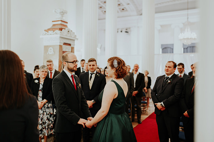 Pittville Pump Room Ceremony All The Colours Quirky Dinosaur Wedding https://leahlombardi.com/