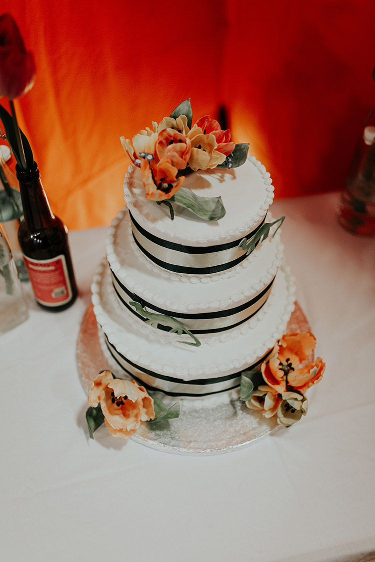 Dinosaur Cake Orange Green All The Colours Quirky Dinosaur Wedding https://leahlombardi.com/