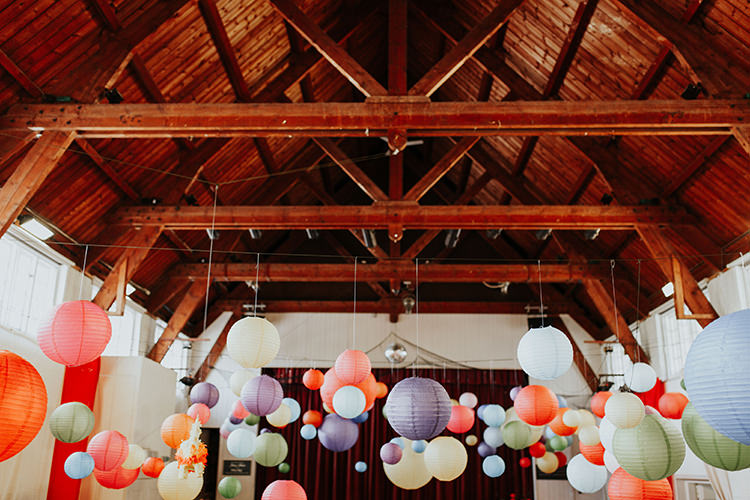 Hanging Lanters Multicolour All The Colours Quirky Dinosaur Wedding https://leahlombardi.com/