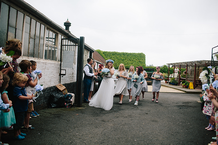 Indie Outdoorsy Cowshed DIY Wedding http://www.danhoughphoto.com/