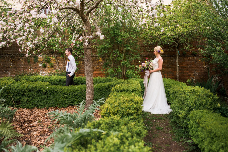First Look Wedding Ideas Country Estate Garden http://annamorganphotography.co.uk/