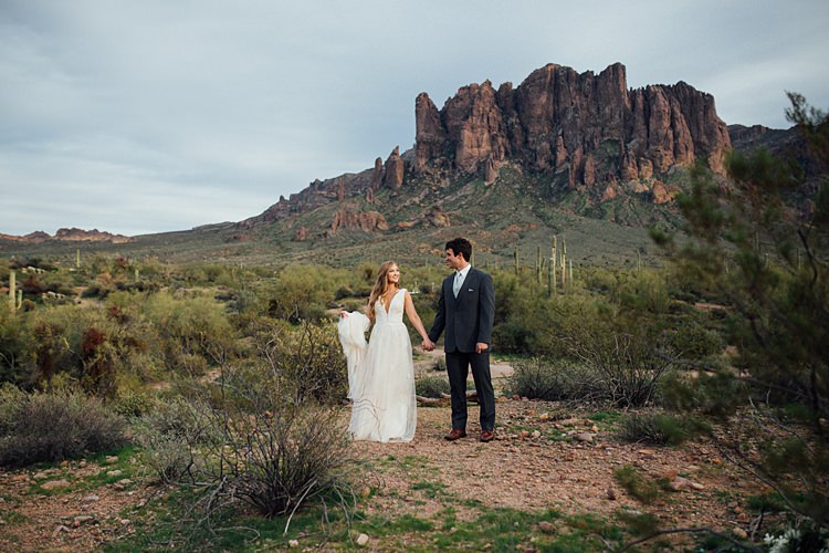 Bride Groom Romantic Desert Elopement Ideas http://beginningandendphoto.com/