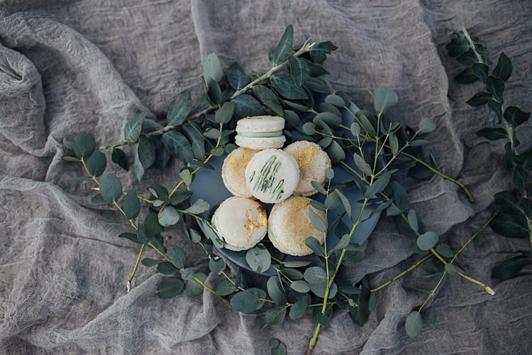 Macarons Dessert Romantic Desert Elopement Ideas http://beginningandendphoto.com/