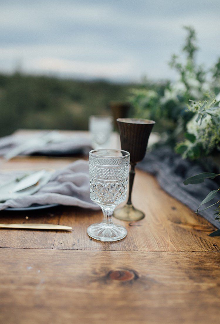 Glassware Romantic Desert Elopement Ideas http://beginningandendphoto.com/