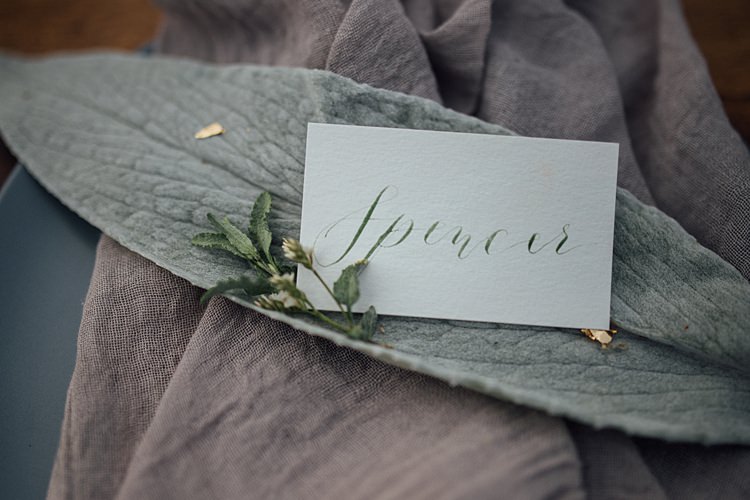 Place Cards Romantic Desert Elopement Ideas http://beginningandendphoto.com/