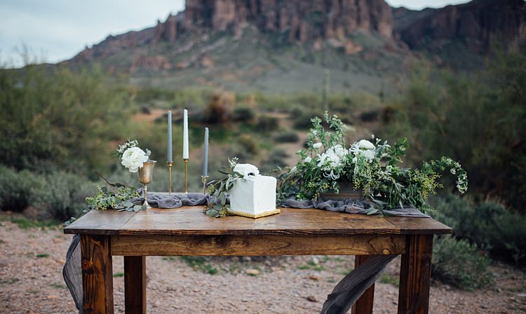 Table Decor Candles Romantic Desert Elopement Ideas http://beginningandendphoto.com/