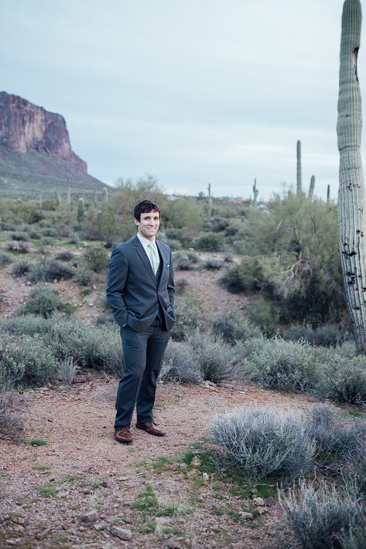 Groom Romantic Desert Elopement Ideas http://beginningandendphoto.com/