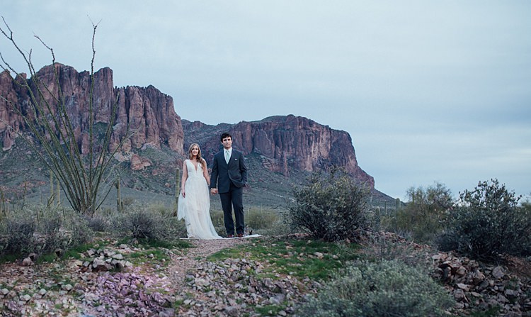 Bride Groom Romantic Desert Elopement Ideas http://beginningandendphoto.com/