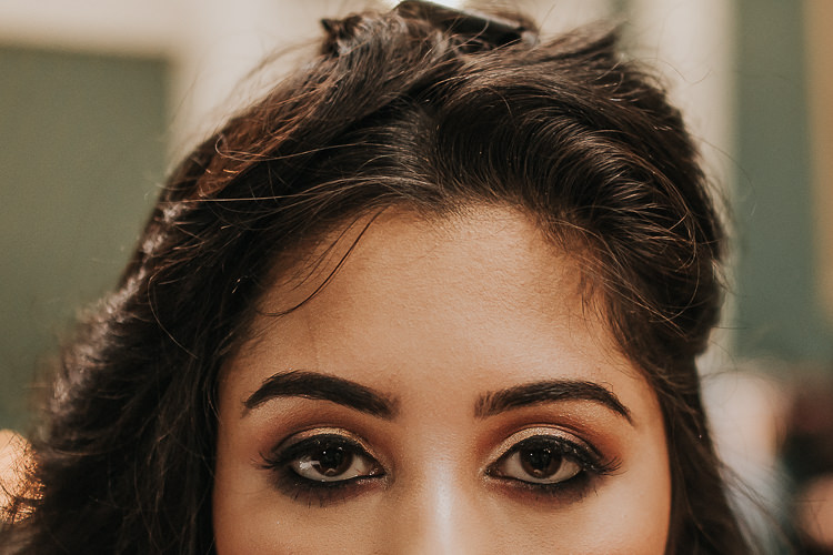 Make Up Bride Bridal Beauty Eyes Eyebrows Modern Jewel Tone Asian Fusion Wedding Ideas http://liannegrayphotography.com/