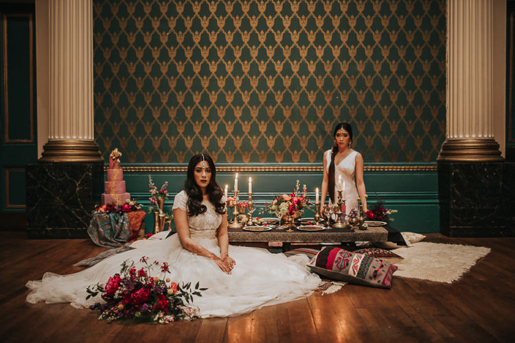 Modern Jewel Tone Asian Fusion Wedding Ideas http://liannegrayphotography.com