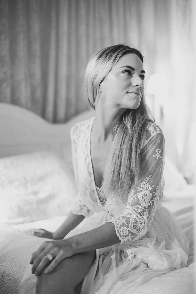 Bride Getting Ready Bohemian Outdoor Greenery Wedding Georgia http://www.sowingclover.com/