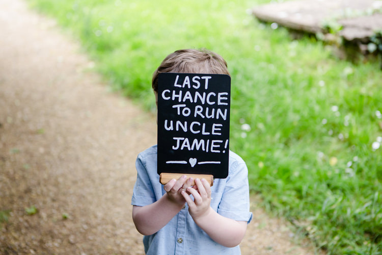 Page Boy Ring Bearer Chalk Sign Funny Humorous Pretty Relaxed Lavender Country Wedding http://www.lydiastampsphotography.com/