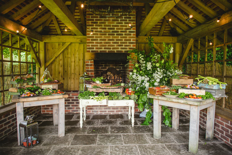 Food Catering Table Decor Meal Garden of Hygge Wedding Ideas http://www.sophieduckworthphotography.com/