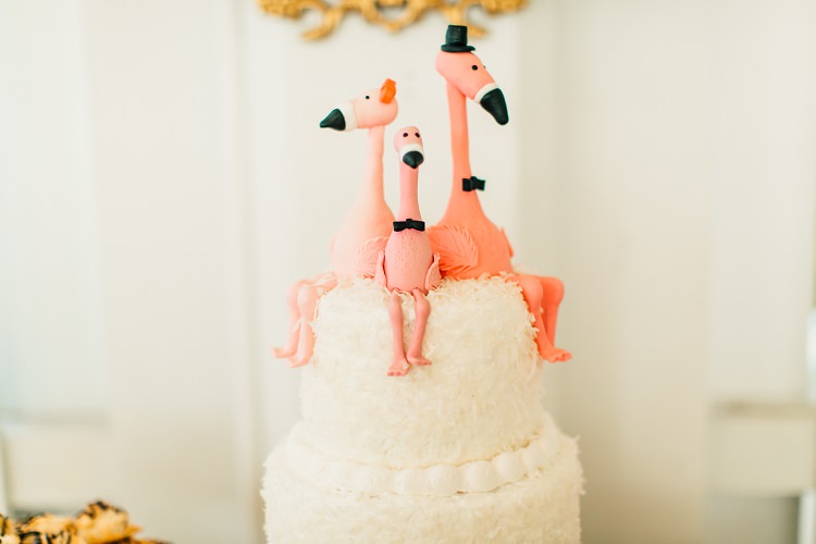 Pink Gold Flamingos Pineapples Florida Destination Wedding http://www.findinglightphotography.com/