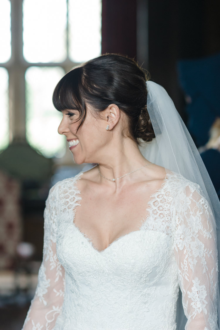 Bride Bridal Gown Dress Essense of Australia Long Sleeve Veil Classic Spring Cherry Blossom Wedding http://www.hannahmcclunephotography.com/