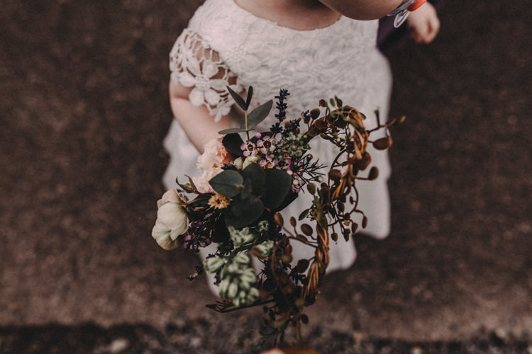 Flower Girl Bouquet Flowers Woodland Lavender Spring Country Wedding http://www.carlablainphotography.co.uk/