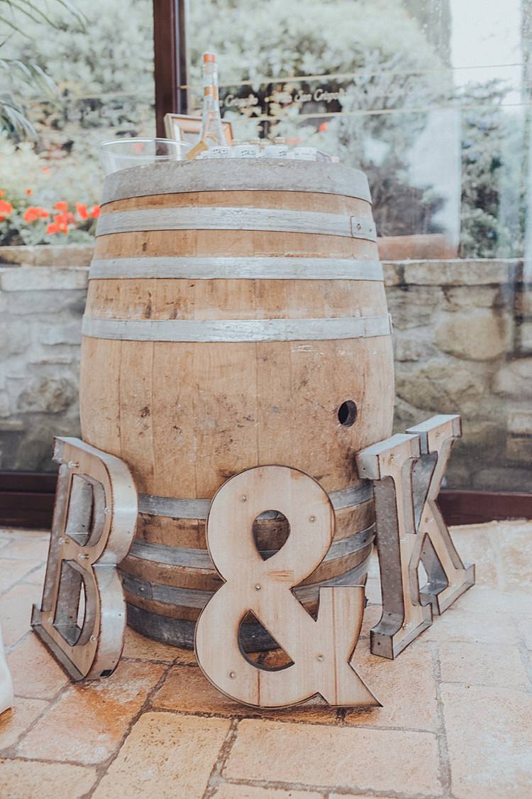 Letter Lights Wooden Destination Italy Wedding Burgundy http://www.brookrosephotography.co.uk/