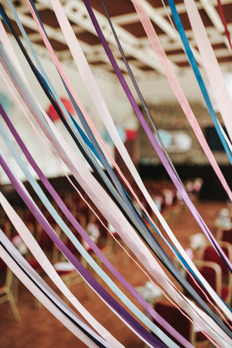 Ribbon Curtain Backdrop Crafty Fun Budget Friendly Wedding https://www.pearbearphotography.com/