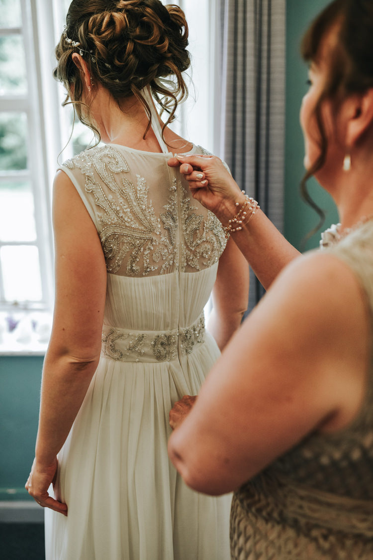 Beaded Sheer Illusion Back Dress Gown Bride Bridal Crafty Fun Budget Friendly Wedding https://www.pearbearphotography.com/