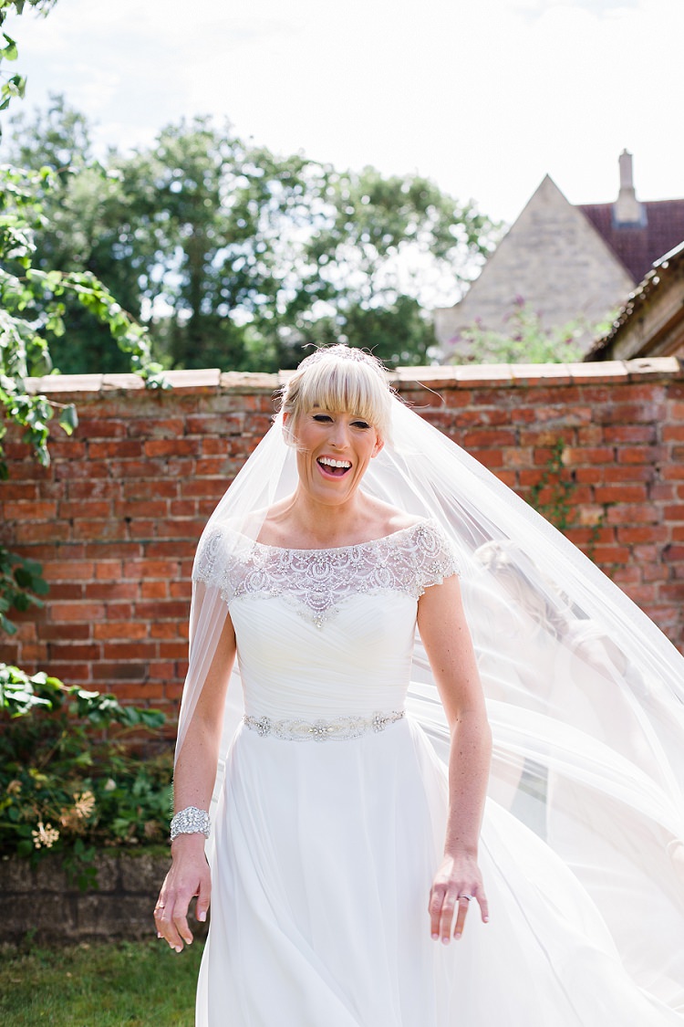 Bridal Bride Veil Cathedral Graceful Walled Garden Wedding http://helenkingphotography.co.uk/