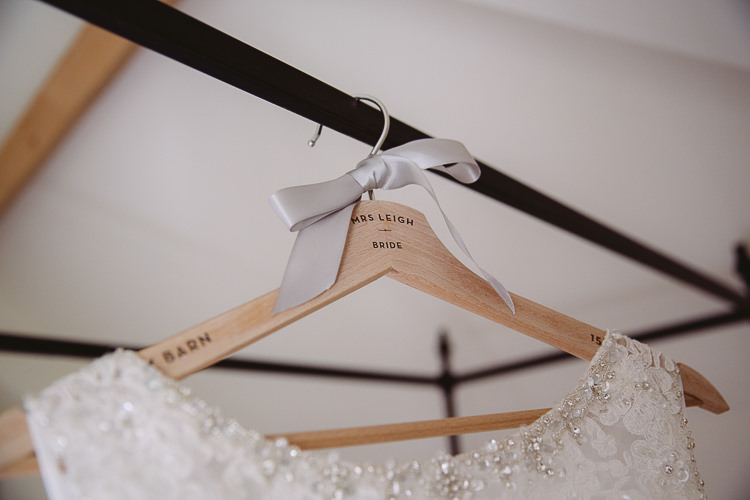 Custom Hanger Wooden Dress Bride Bridal Romantic Soft Pastel Pretty Wedding http://hayleybaxterphotography.com/