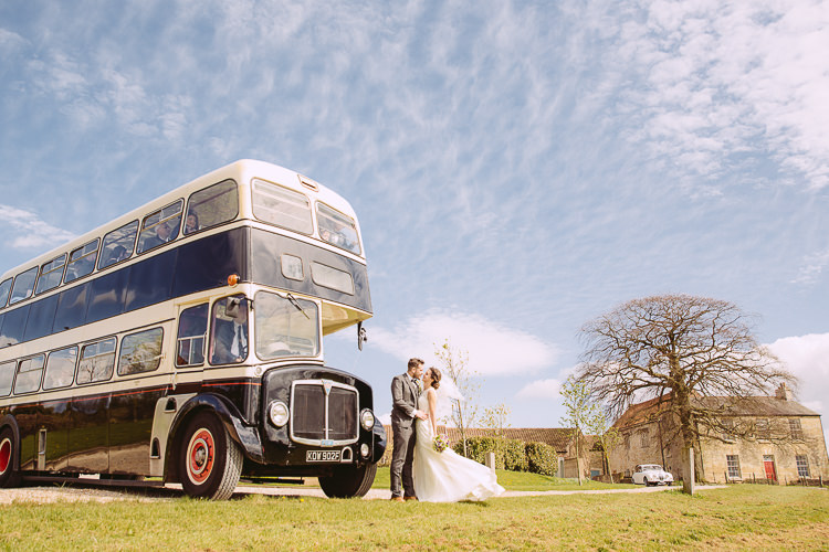 Vintage Bus Transport Romantic Soft Pastel Pretty Wedding http://hayleybaxterphotography.com/