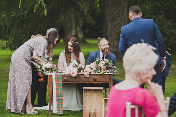 Enchanting Free-Spirited Outdoor Wedding http://www.johnelphinstonestirling.com/