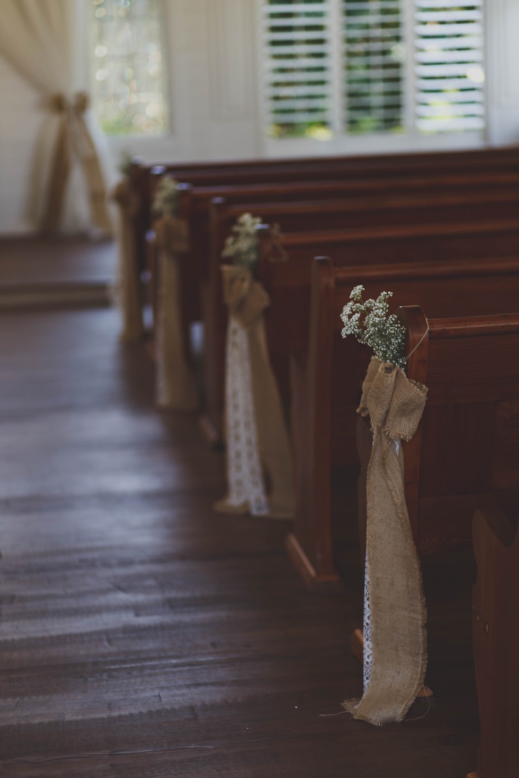 Pews Ceremony Glam Twinkling Ranch Wedding Florida https://www.stacypaulphotography.com/