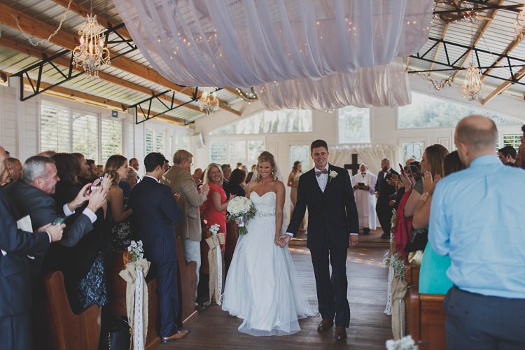 Bride Groom Exit Glam Twinkling Ranch Wedding Florida https://www.stacypaulphotography.com/