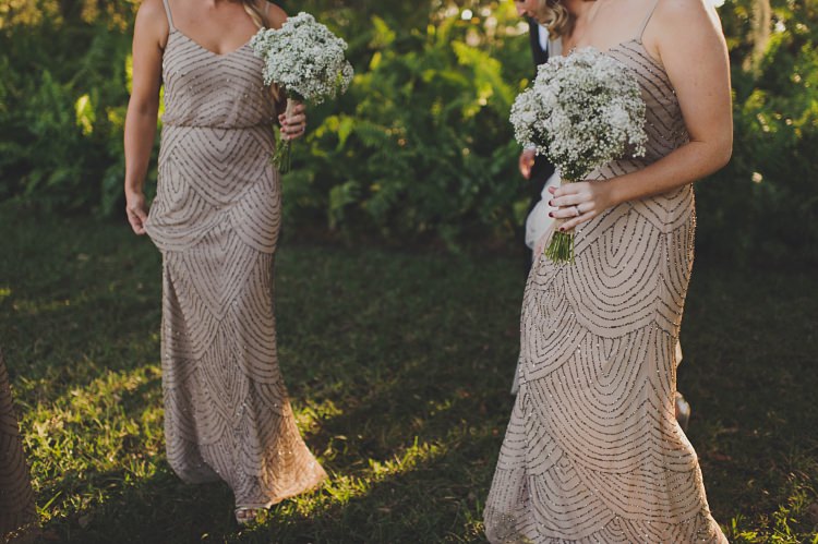 Bridesmaids Dresses Baby's Breath Sparkles Glam Twinkling Ranch Wedding Florida https://www.stacypaulphotography.com/