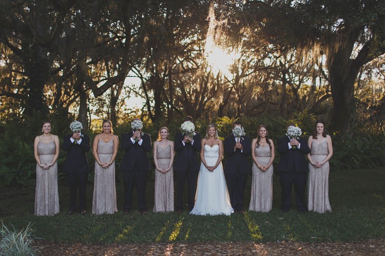 Bridal Party Bow Ties Sequins Glam Twinkling Ranch Wedding Florida https://www.stacypaulphotography.com/
