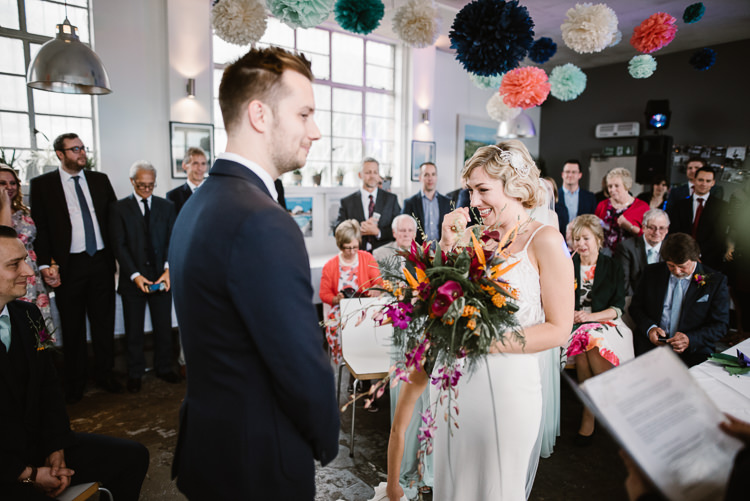 Café Brockwell Ceremony City Laid Back Local London Lido Wedding http://andrewbrannanphotography.co.uk/