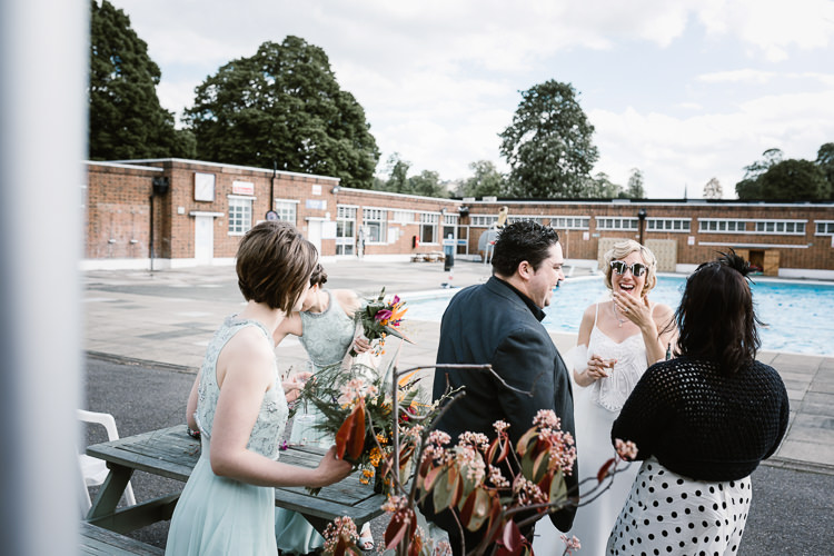 Laid Back Local London Lido Wedding http://andrewbrannanphotography.co.uk/