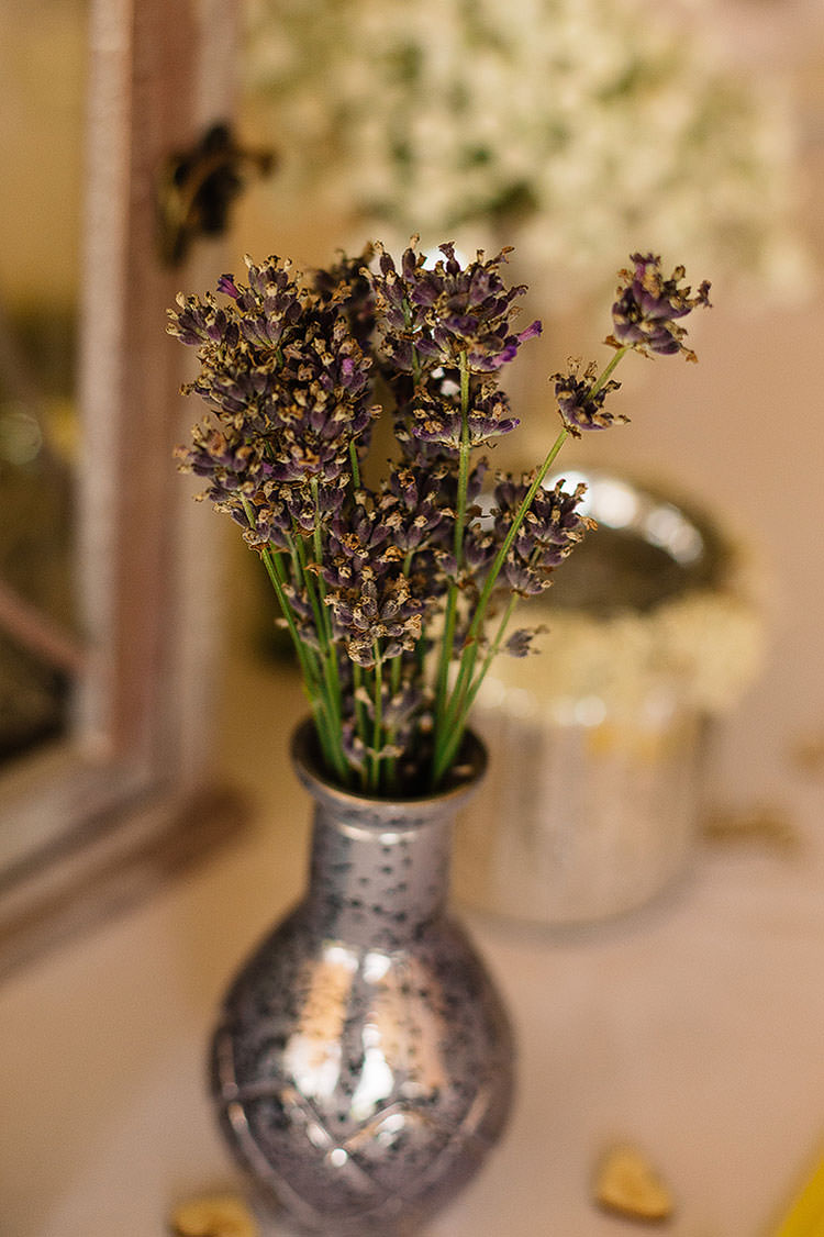 Lavender Vase Flowers Charming Natural Countryside Tipi Wedding http://www.pauljosephphotography.co.uk/