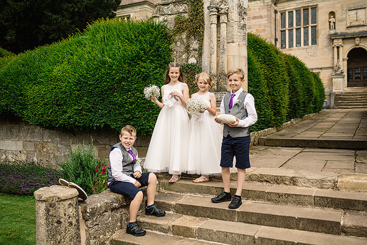 Flower Girls Page Boys Charming Natural Countryside Tipi Wedding http://www.pauljosephphotography.co.uk/