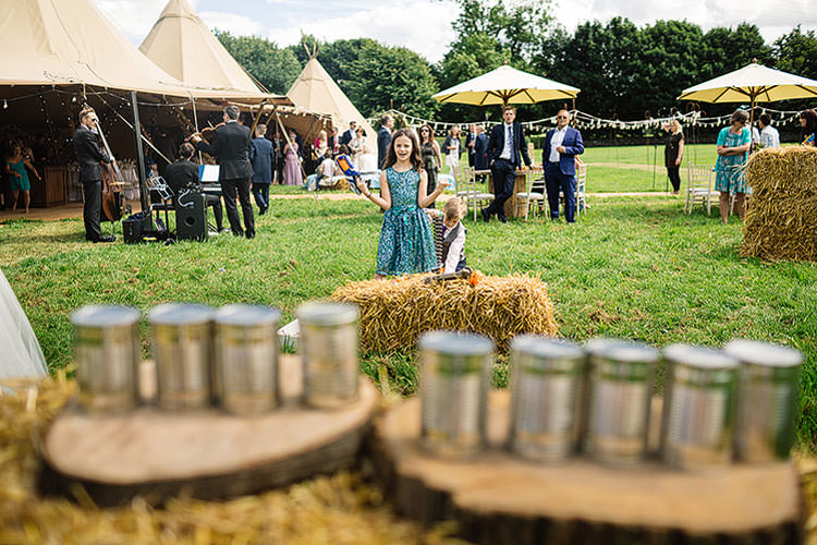 Fete Games Charming Natural Countryside Tipi Wedding http://www.pauljosephphotography.co.uk/