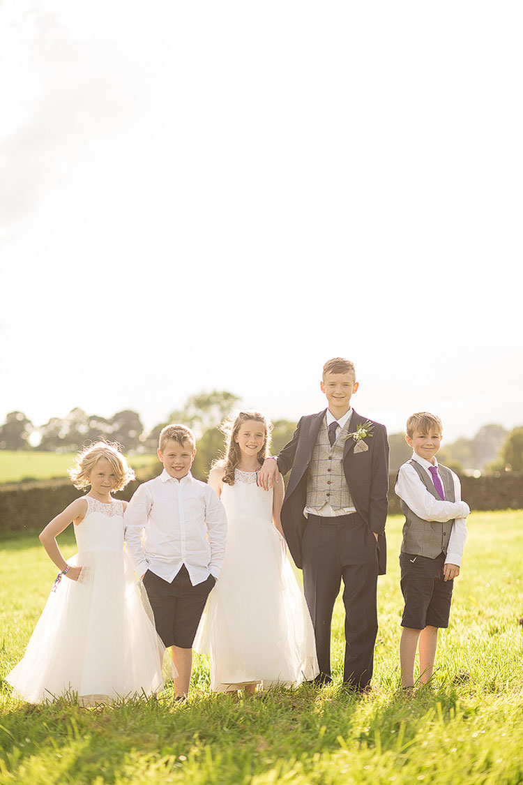 Flower Girls Page Boys Charming Natural Countryside Tipi Wedding http://www.pauljosephphotography.co.uk/
