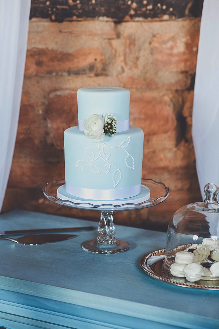 Cake Blue Windy Valley of Fire Wedding Nevada https://cactusandlaceweddings.com/