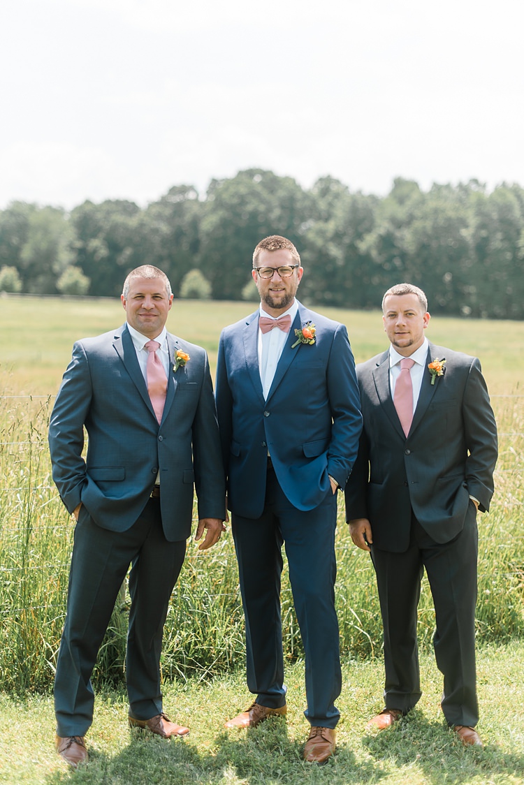 Groomsmen Colourful Bohemian Barn Wedding Pennsylvania http://www.dawn-derbyshire.com/