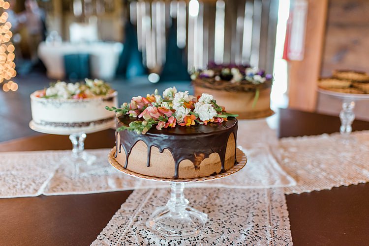 Drip Cake Dessert Table Colourful Bohemian Barn Wedding Pennsylvania http://www.dawn-derbyshire.com/