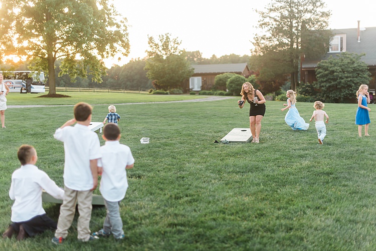 Family Games Lawn Colourful Bohemian Barn Wedding Pennsylvania http://www.dawn-derbyshire.com/