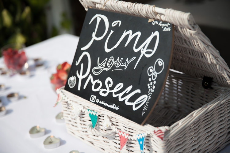 Pimp Prosecco Drinks Stand Bar Station Summer Festival Country Estate Wedding http://kerryannduffy.com/