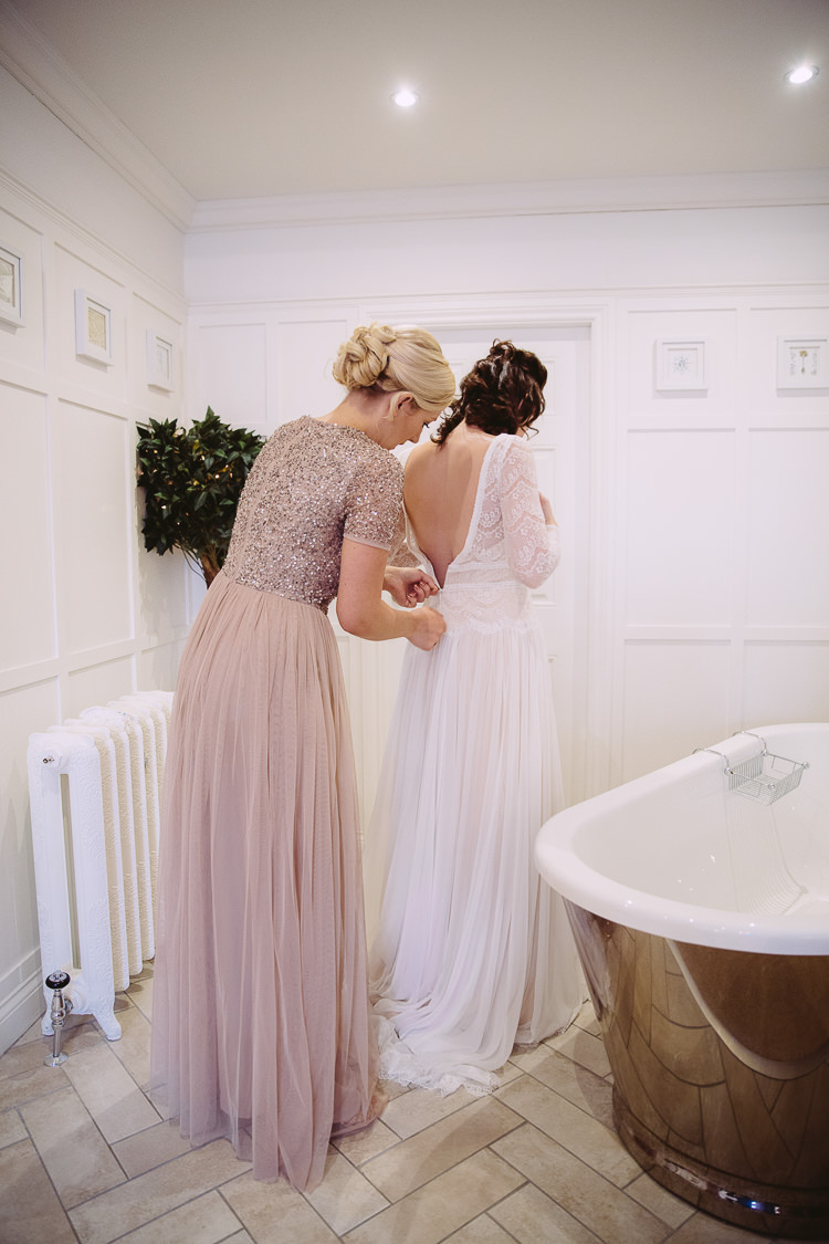 Deirdre Maggie Sottero Illusion Lace Tulle Dress Gown Bride Bridal Simple Cosy Country Winter Wedding http://hayleybaxterphotography.com/