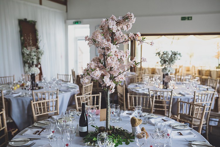 Blossom Tree Centrepiece Decor Big Stylish Outdoors Glamping Wedding https://www.jessyarwood.co.uk/