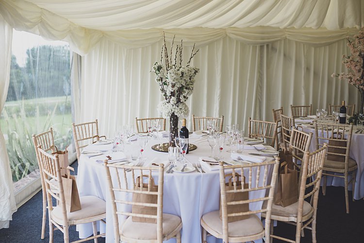 Marquee Branch Centrepiece Big Stylish Outdoors Glamping Wedding https://www.jessyarwood.co.uk/